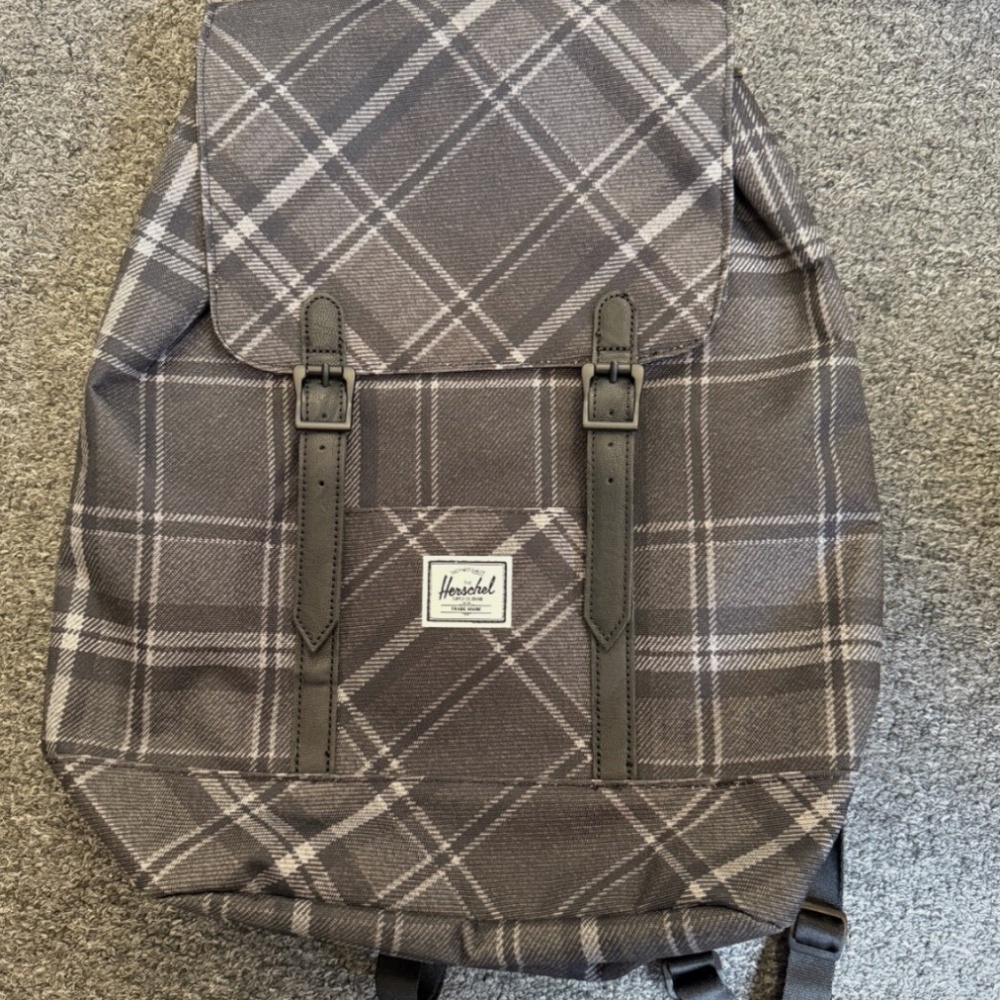 Herschel Supply Co. Retreat Backpack,BLACK PLAID - 23L